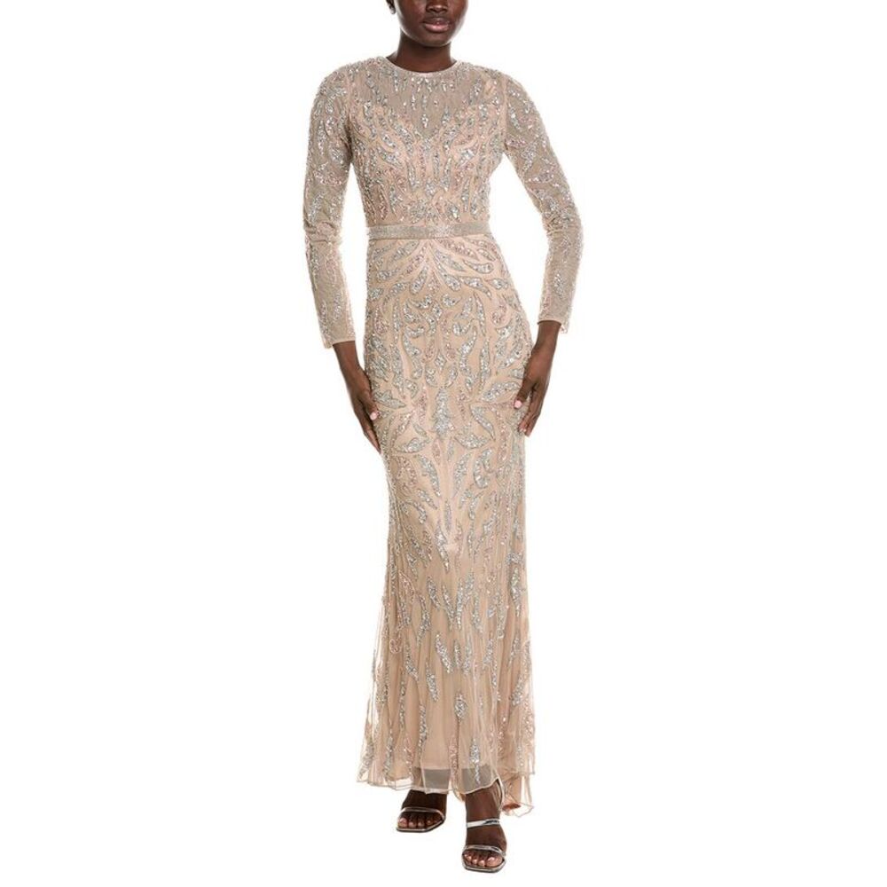 Issue New York Womens Embellished Gown